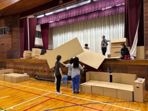 「地域の防災を支える」 三芳町のNPO法人れでぃばーど様主催「防災キャンプ」へ段ボールを寄付しました